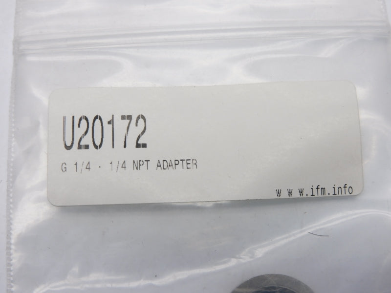 IFM EFECTOR U20172 1/4"X1/4" NSMP