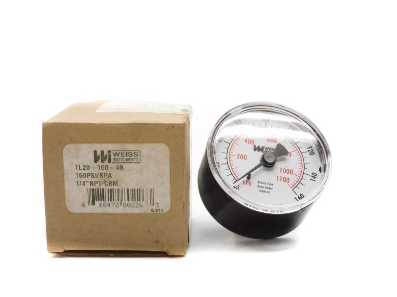 WEISS INSTRUMENTS TL20-160-48 160PSI NSMP