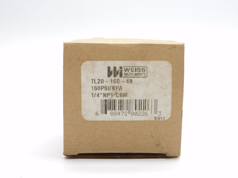 WEISS INSTRUMENTS TL20-160-48 160PSI NSMP