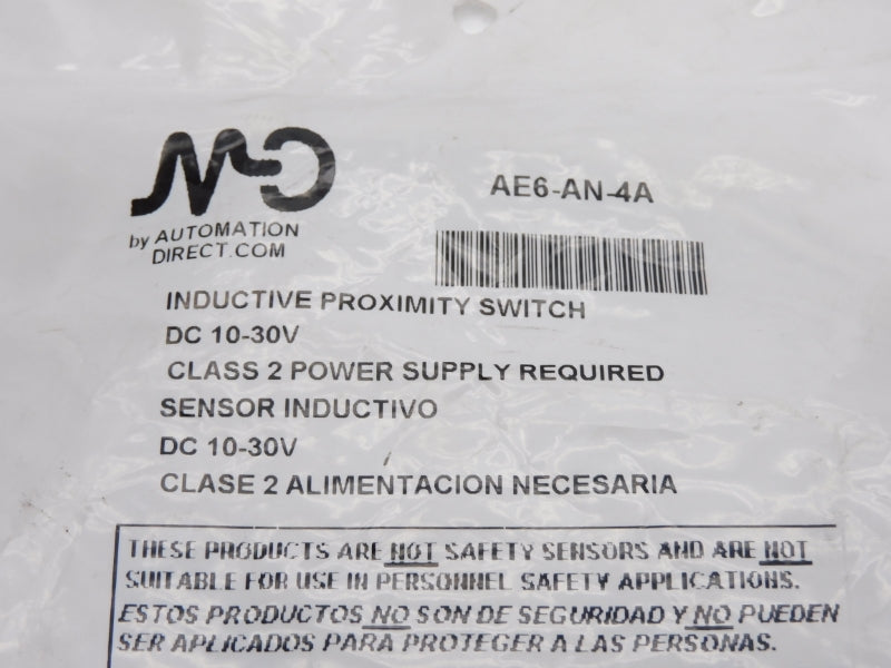 MICRO DETECTORS AE6-AN-4A 10-30VDC NSMP