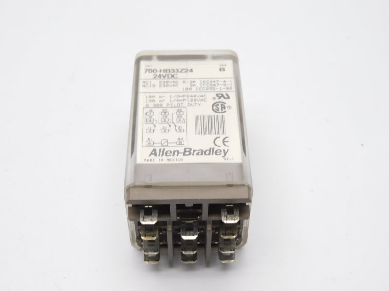 ALLEN BRADLEY 700H-HB33Z24 24VDC 10A SER. B UNMP
