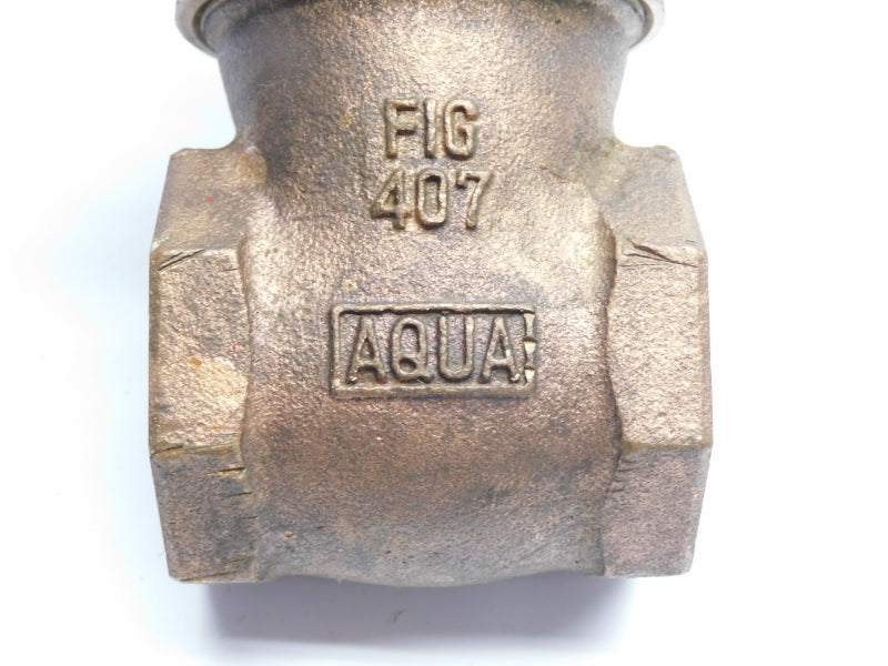 AQUA VALVE FIG 407 1-1/2" UNMP