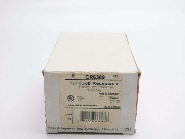 PASS&SEYMOUR LEGRAND CR6369 125/250V 50A NSMP