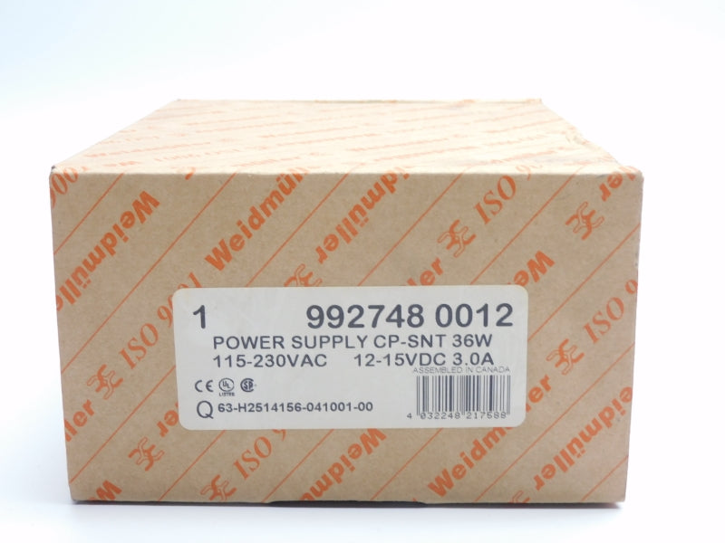 WEIDMULLER 9927480012 115-230VAC 3A NSMP