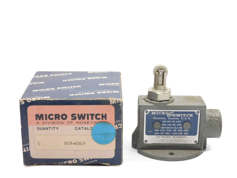 MICRO SWITCH BZV-2RQ9 460VAC 15A (GREY) NSMP