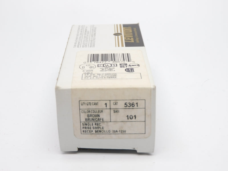 LEVITON 5361 125V 20A NSMP
