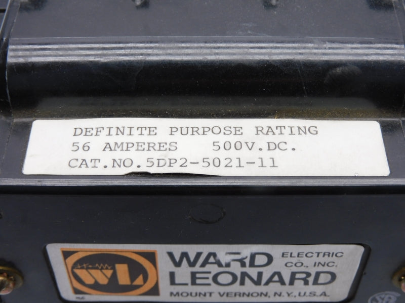 WARD LEONARD 5DP2-5021-11 115V 56A NSNP