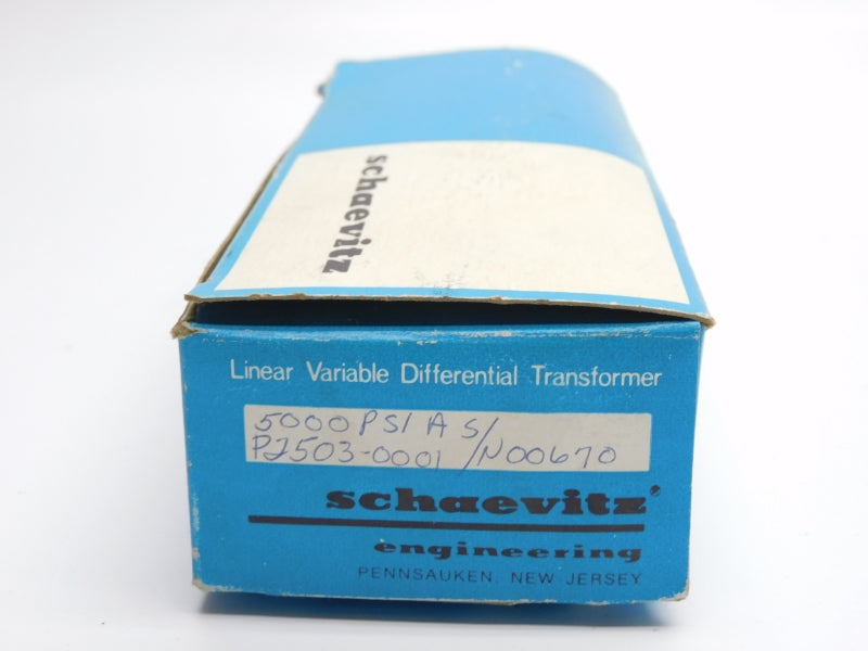 SCHAEVITZ P2503-0001 5000PSI NSMP