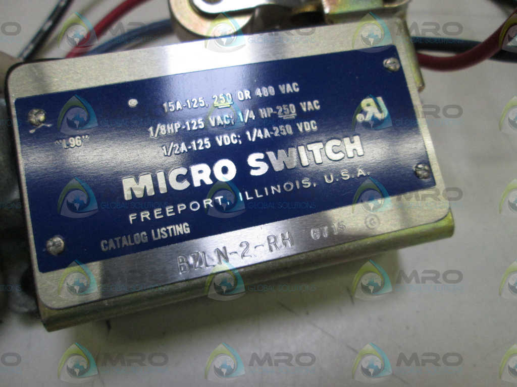 MICROSWITCH BZLN-2-RH LIMIT SWITCH *NEW NO BOX*