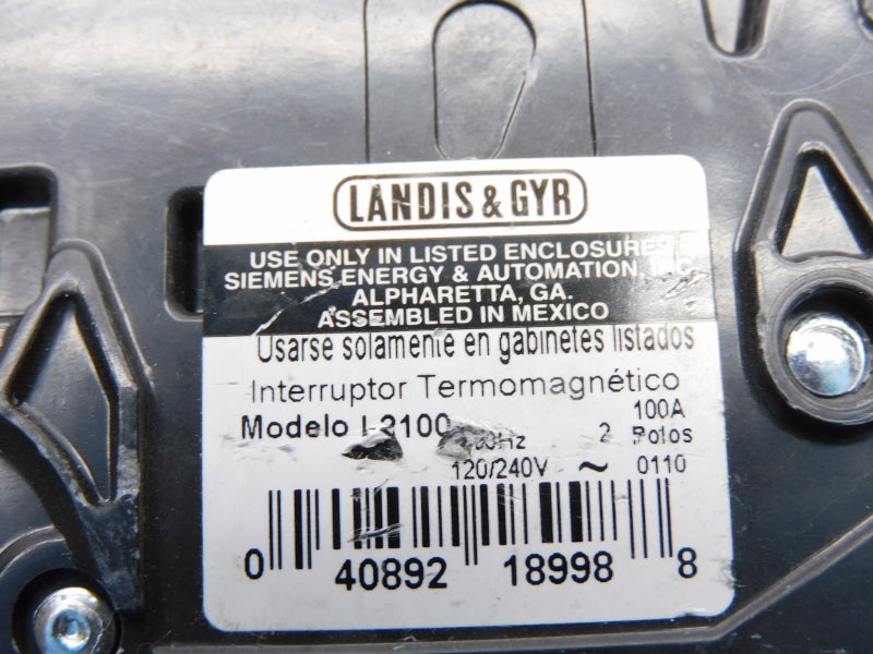 LANDYS&GYR L2100 120/240V 100A (AS PICTURED) NSNP