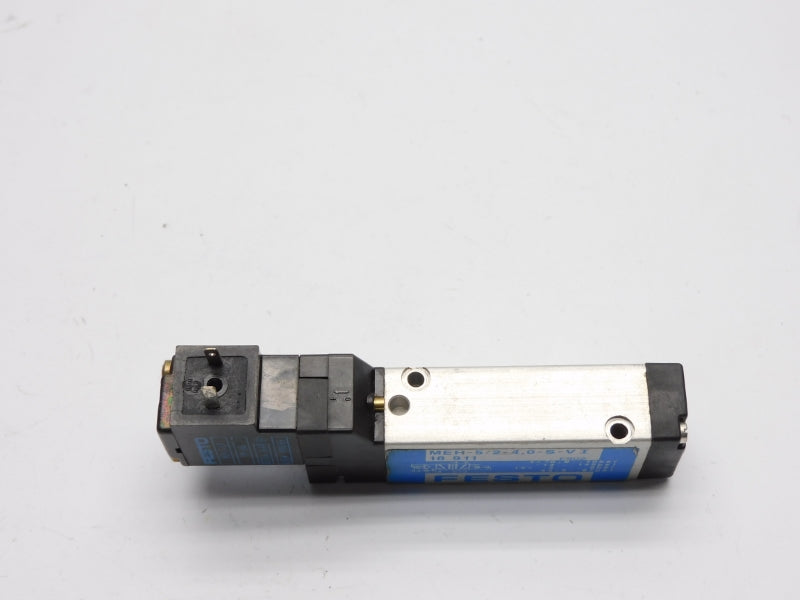 FESTO MEH-5/2-4,0-S-VI 18911 SER. F902 20,4-26,4VDC -13-145PSI UNMP