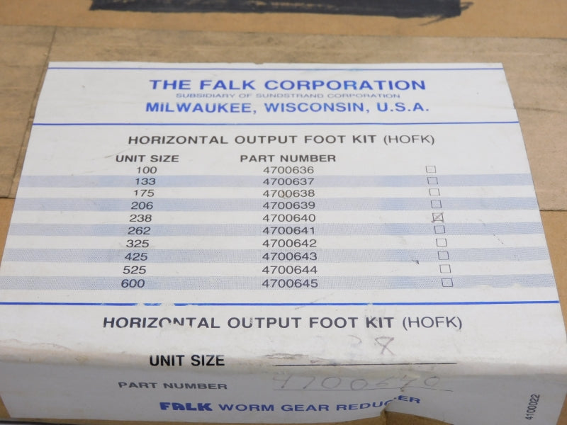 FALK 4700640 NSMP
