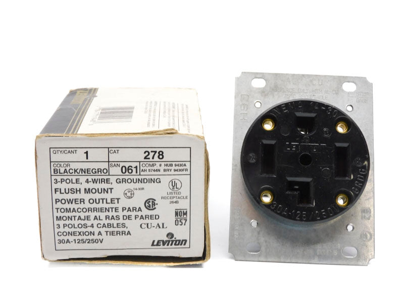 LEVITON 278 125/250V 30A NSMP