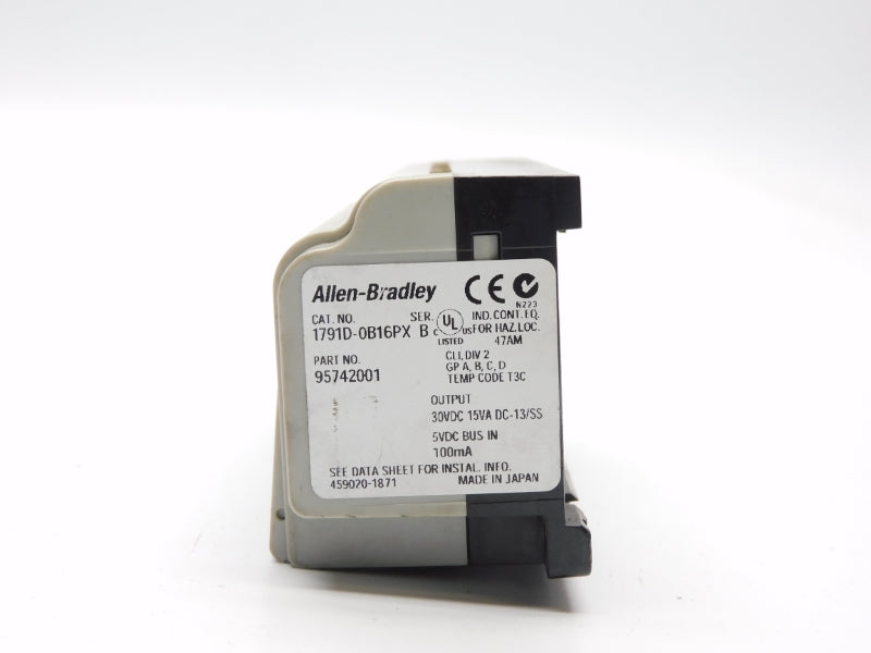 ALLEN BRADLEY 1791D-OB16PX SER. B 30VDC UNMP