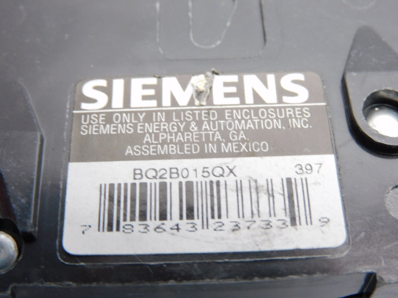 SIEMENS BQ2B0150X 120/240VAC 15A NSNP