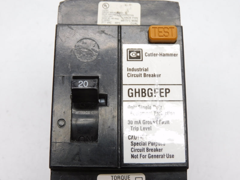 CUTLER HAMMER GHBGFEP 277V 20A UNMP
