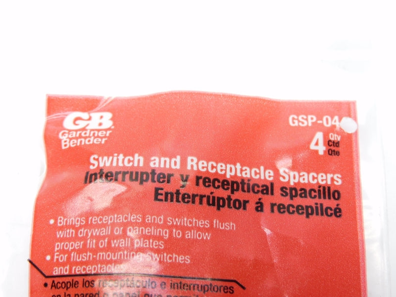 GARDNER BENDER GSP-04 (PKG OF 4) NSMP