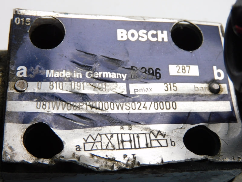 BOSCH 081WV0CP1V1000WS024/00D0 0810091201 24VDC 1,4A 315BAR (AS PICTURED) UNMP