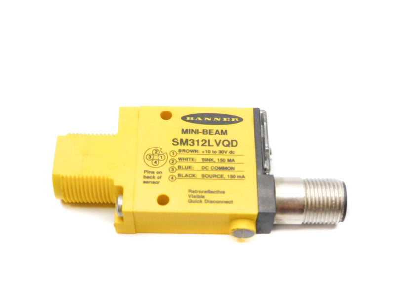 BANNER ENGINEERING SM312LVQD 10-30VDC NSNP