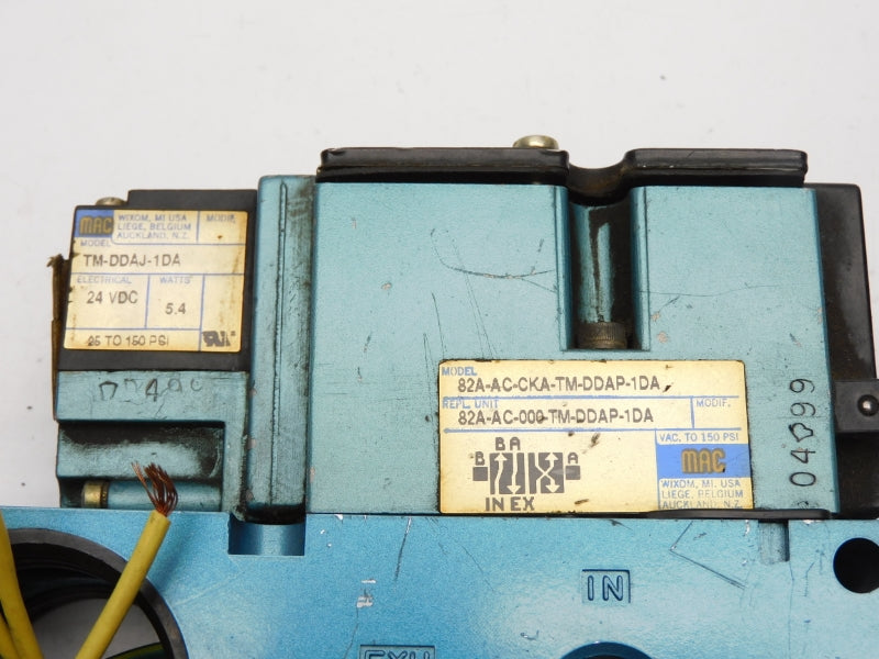 MAC 82A-AC-CKA-TM-DDAP-1DA 24VDC 150PSI UNMP