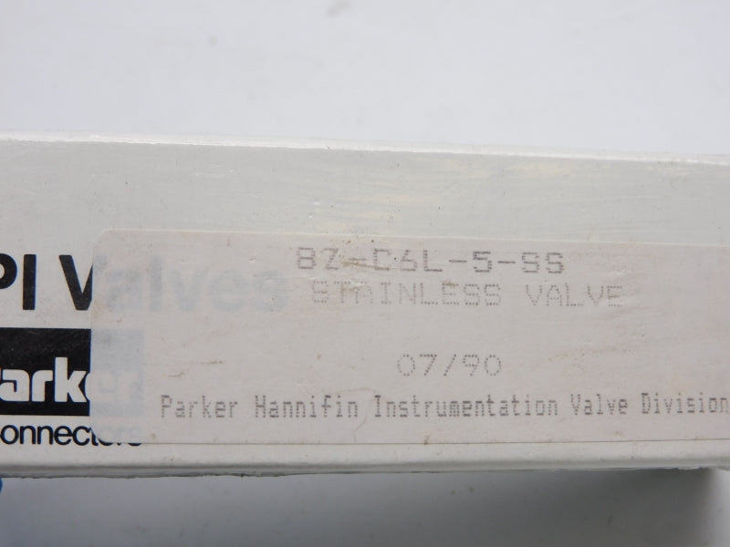 PARKER 8Z-C6L-5-SS NSFS