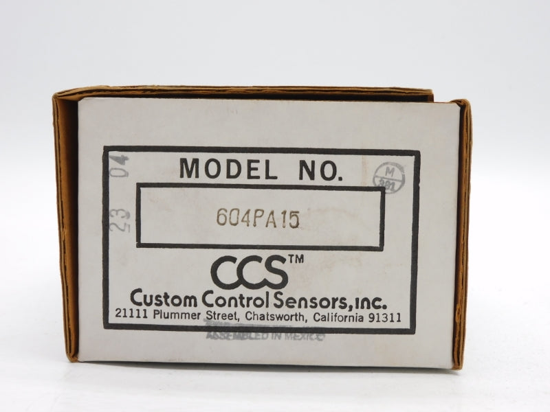 CCS 604PA15 5000PSI 480VAC 15A NSMP