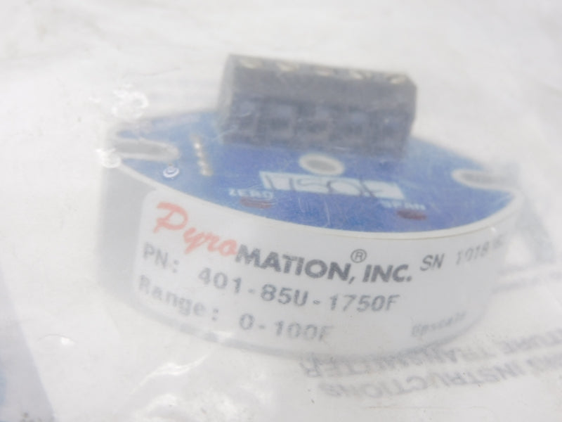 PYROMATION 401-85U-1750F 0-100'F NSNP