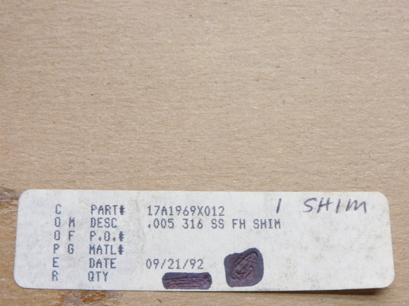 INDUSTRIAL MRO 17A1969X012 NSMP