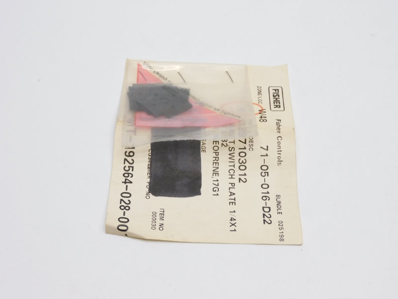 FISHER CONTROLS 1D397103012 (PKG OF 5) NSMP
