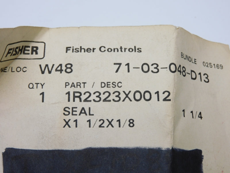 FISHER CONTROLS 1R2323X0012 NSMP