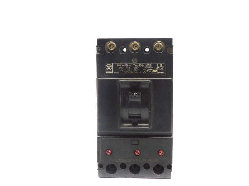 WESTINGHOUSE JA315 600VAC 125A NSNP