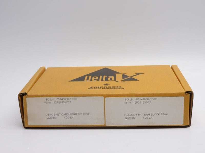 DELTAV 12P2843X022 12P2412X022 24VDC NSMP