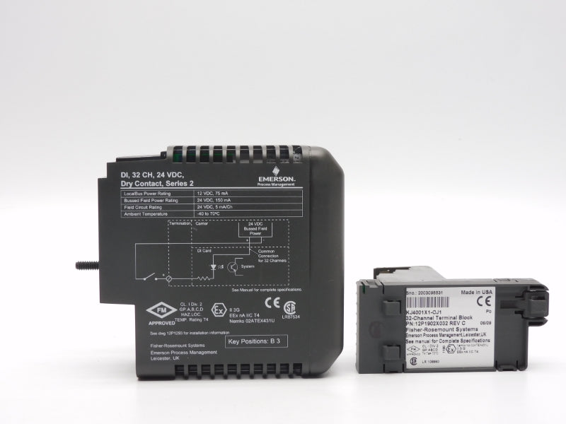 DELTAV KJ3203X1-BA1 KJ4001X1-CJ1 24VDC NSMP