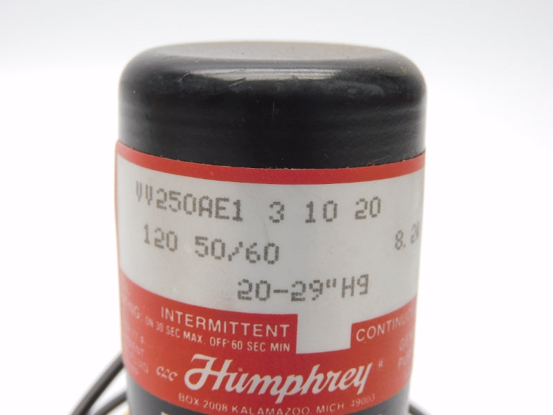 HUMPHREY VV250AE131020 120V 20-29"HG NSMP