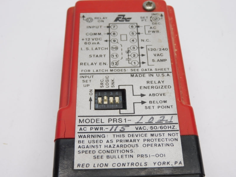 RED LION CONTROLS PRS11021 120/240VAC 5A UNMP