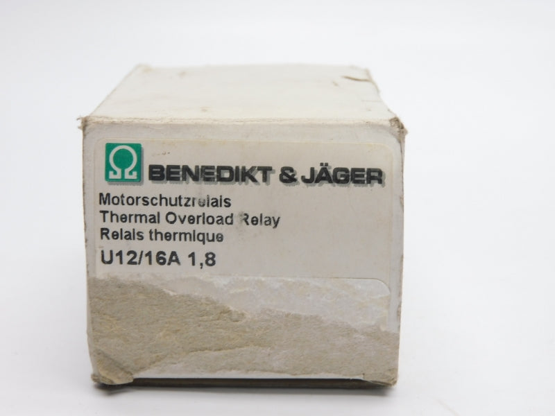 BENEDIKT&JAGER U12/16A-1,8 690V 1,2-1,8A NSMP