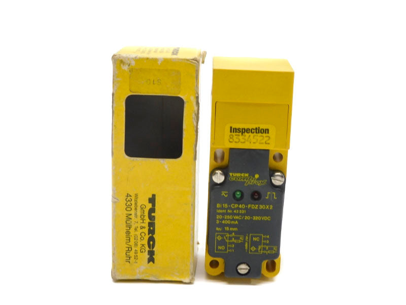 TURCK BI15-CP40-FDZ30X2 42231 20-320VDC NSMP