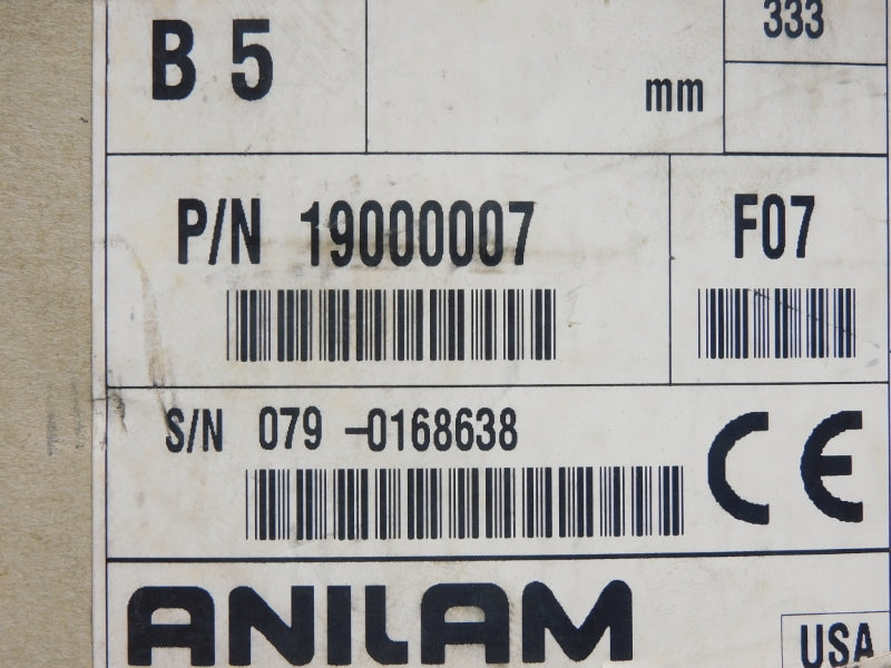 ANILAM 19000007 B5 UNMP
