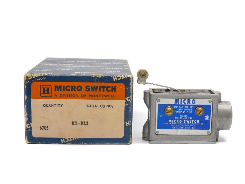 MICRO SWITCH BD-RL2 480VAC 15A (GREY) NSMP