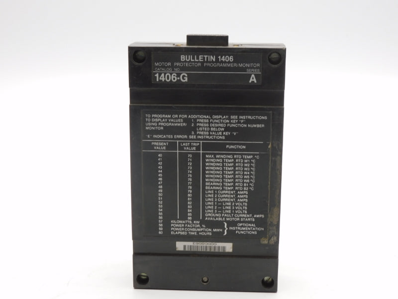 ALLEN BRADLEY 1406-G SER. A UNMP