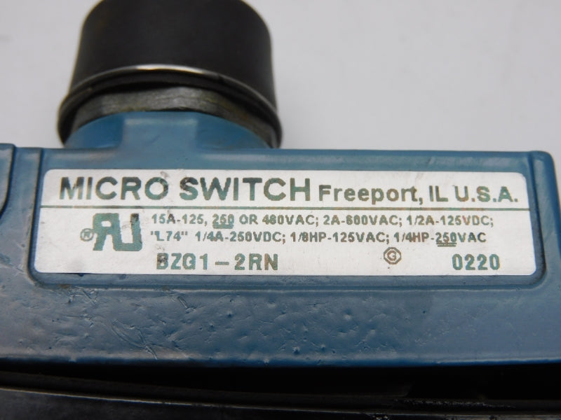 MICRO SWITCH BZG1-2RN 600VAC 15A NSNP