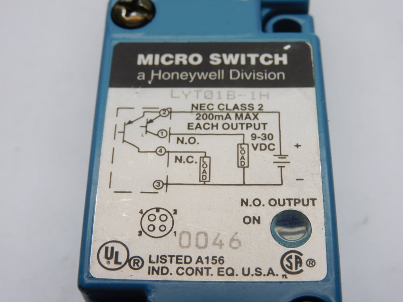 MICRO SWITCH LYT01B-1H 9-30VDC NSNP