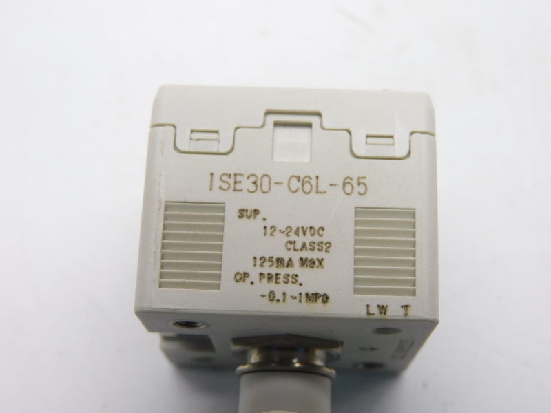 SMC ISE30-C6L-65-LA 12-24VDC -0.1-1MPA NSMP