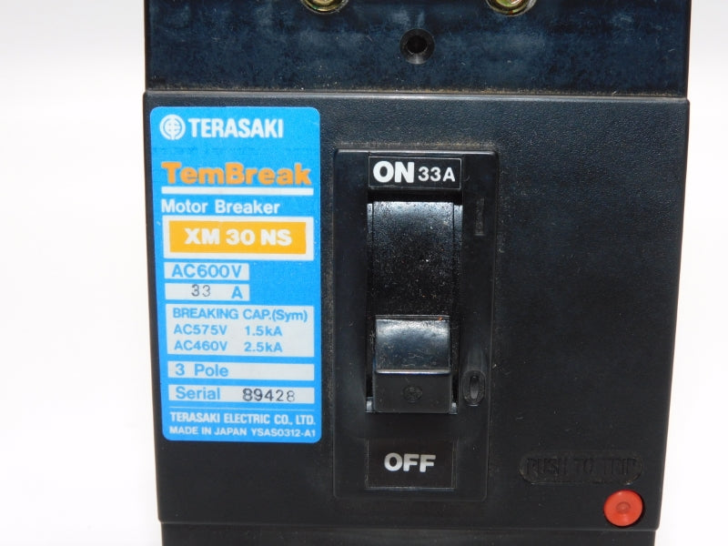 TERASAKI XM30NS 600VAC 33A NSMP