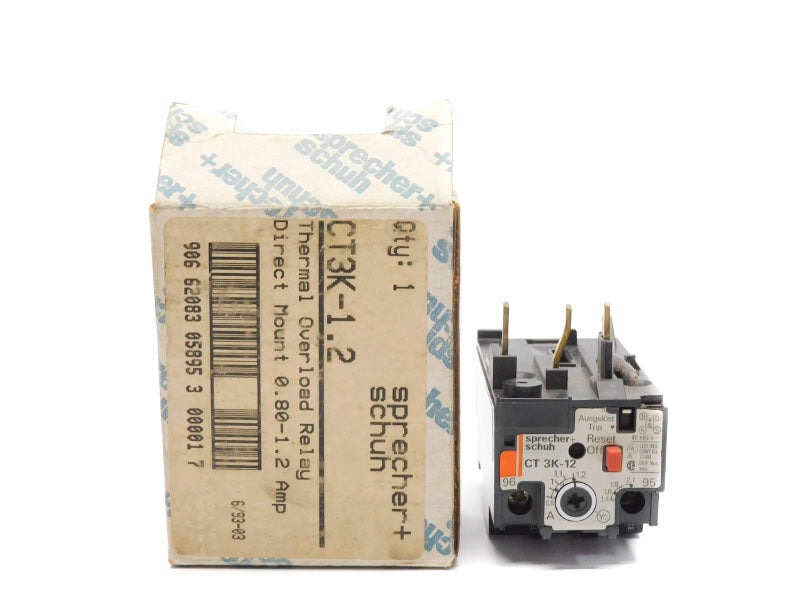 SPRECHER+SCHUH CT3K-1.2 600V 0.80-1.2A NSMP