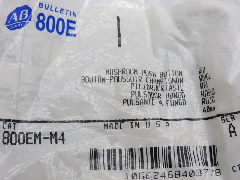 ALLEN BRADLEY 800EM-M4 SER. A NSNP