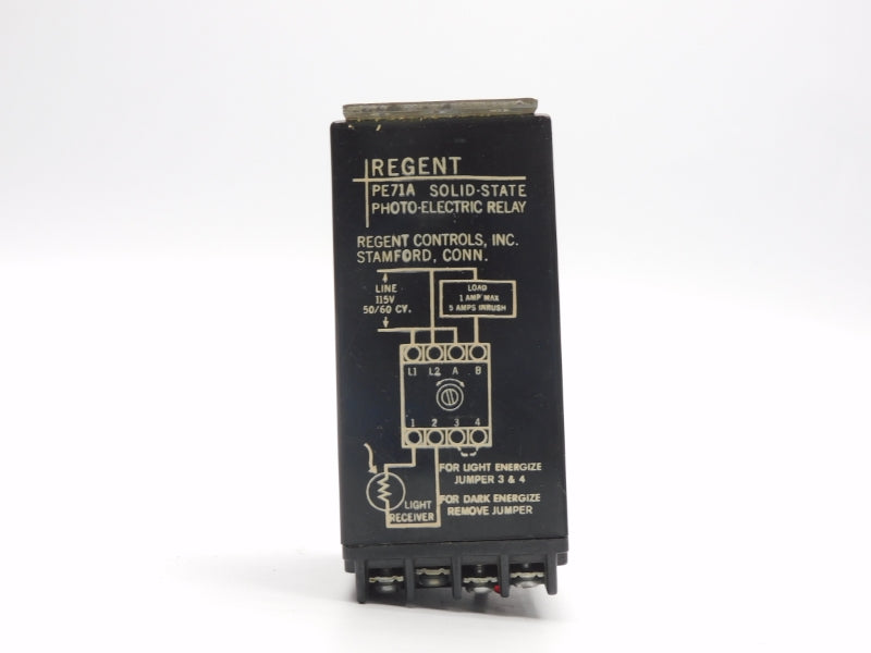 REGENT CONTROLS PE71A 115V 1A UNMP