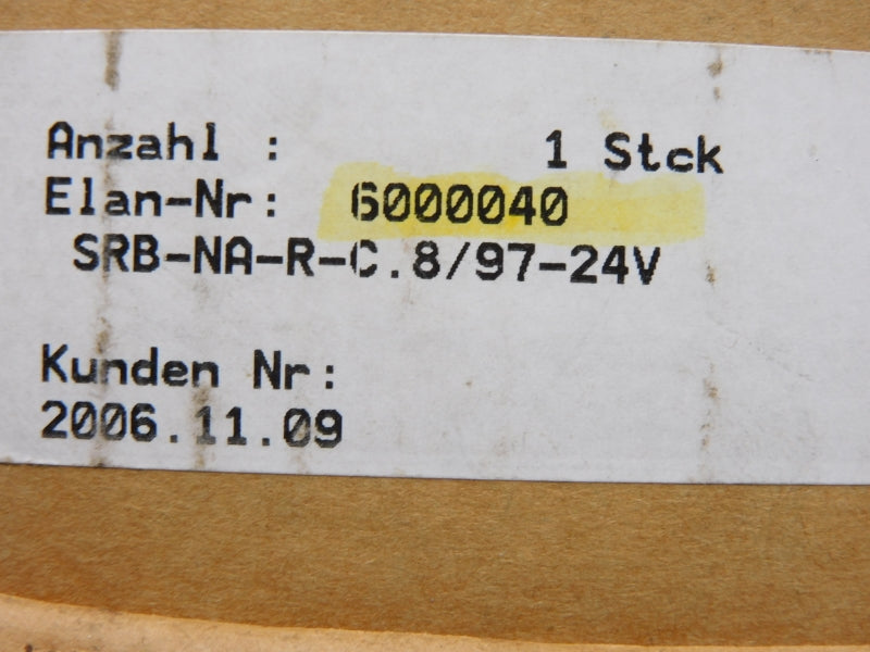 ELAN SRB-NA-R-C.8/97-24V 6000040 250VAC 6A NSMP
