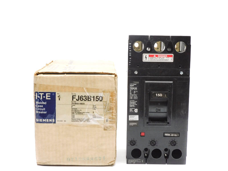 SIEMENS FJ63B150 600VAC 150A (AS PICTURED) NSMP