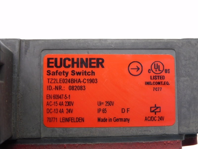 EUCHNER TZ2LE024BHA-C1903 082083 250V 4A (NO KEY) NSNP